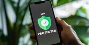VPN on mobile screen