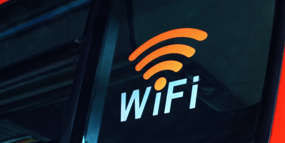 Wifi symbol on wall