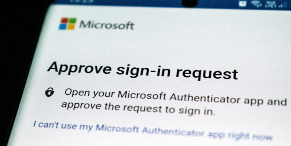 Microsoft MFA sign-in